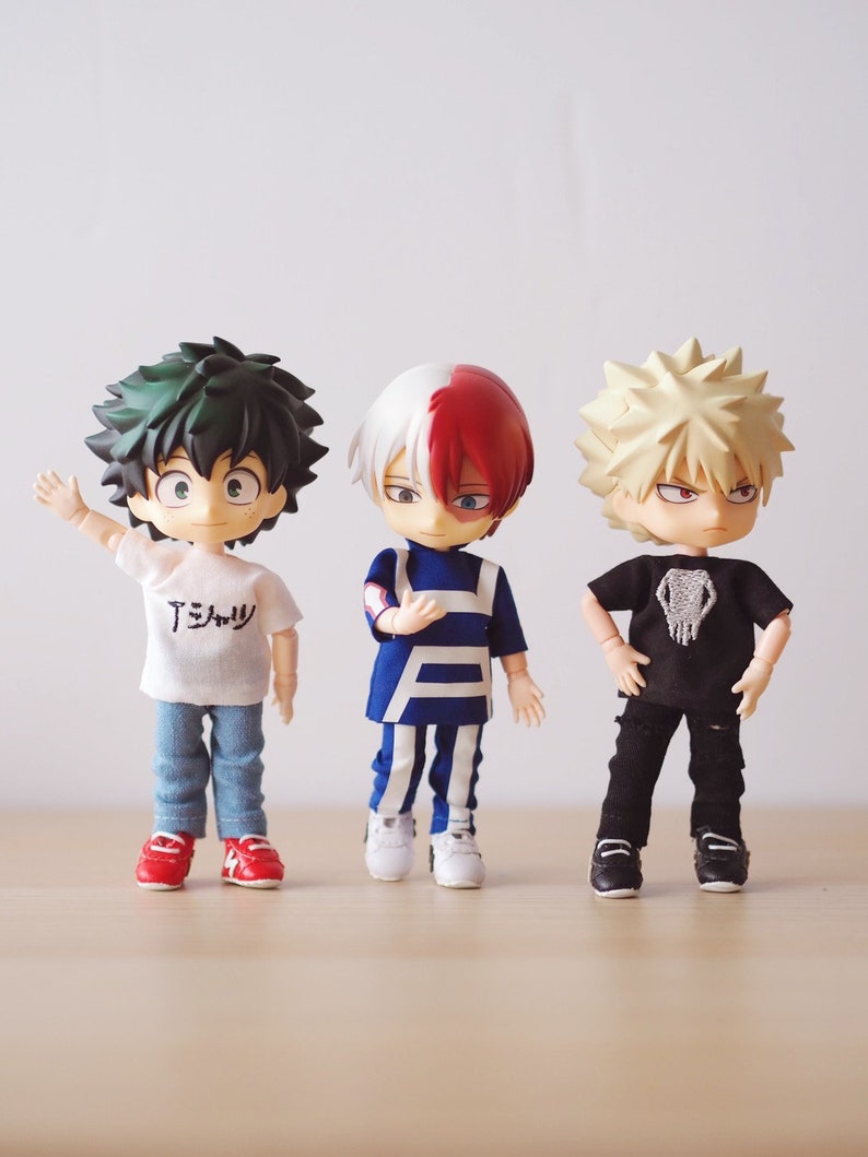 My Hero Academia Embroidery TShirts Gym Uniform for