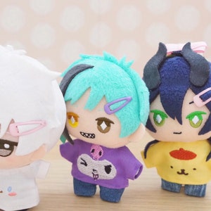 Hair Clips (Set of 4) for Plushie Plush Nui Dolls