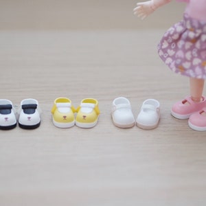 Flat Shoes with Magnet for Nendoroid Doll Obitsu 11 Clothes YMY