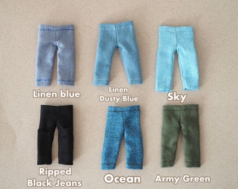 9 Style Jeans vol.3 | Handmade Nendoroid Clothes Obitsu 11 OB11 BJD Doll Clothes