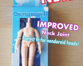 Obitsu Body 11 with Neck Joint to Fit with all Nendoroid Heads + Starter Pack with Doll Clothes | OB11 doll Obitsu 11 YMY BJD