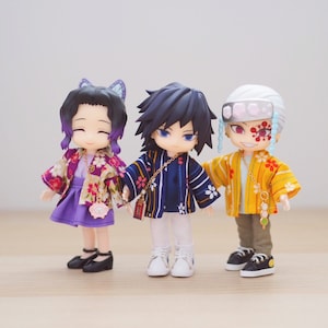 Japanese Haori Jacket for Nendoroid Doll Obitsu 11 Clothes | 5 colors | Handmade in Canada