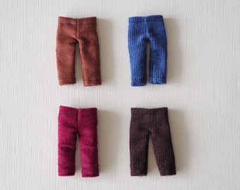 Chocolate Bar Velvet Pants for Nendoroid Doll Obitsu 11 Pants Clothes | 4 Patterns | Handmade in Canada