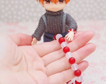 Matching Beaded Bracelets for Obitsu 11 Nendoroid Dolls | Handmade in Canada