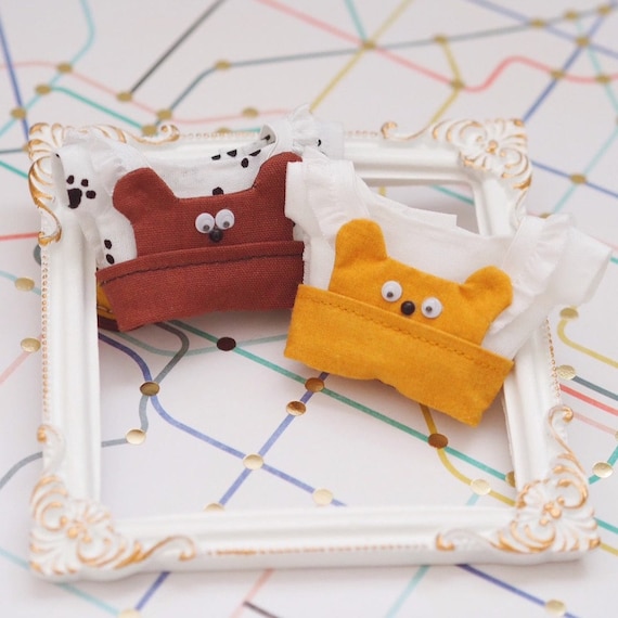 Gummy Bear Overall for 11 Cm Chibigurumi Nui Plush Doll