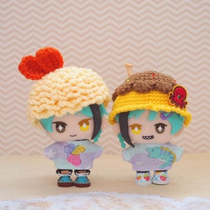 Tempura Takoyaki Hat for Nui Plush Doll clothes Plush Clothes | Handmade in Canada