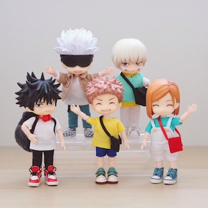 Anime Causal Clothing Set for Nendoroid Doll Clothes Obitsu 11 Clothes BJD YMY OB11