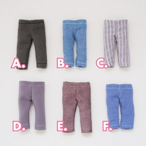 Chocolate Bar Jeans & Pants vol.6 | 6 Styles |  Handmade Nendoroid Clothes Obitsu 11 OB11 BJD Doll Clothes