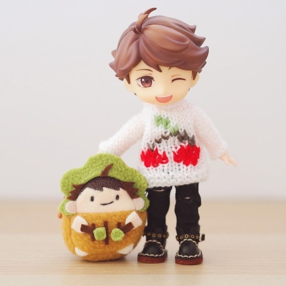 ねんどろいどどーるどおーる オビツ11 お洋服用 チェリーハンドニット