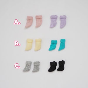 Socks Set (Sets of 2) for Nendoroid Dolls and Obitsu 11