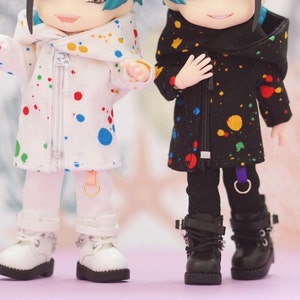 Zipper Hoodie for Nendoroid Doll Clothes Obitsu 11 Clothes YMY | Handmade in Canada