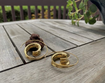 Brass 'Kaia' Earrings