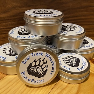Board Butter - Cutting Board Conditioner - Made From Organic Beeswax and Food Grade Mineral Oil