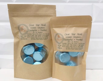 Eucalyptus and Menthol Shower Steamers