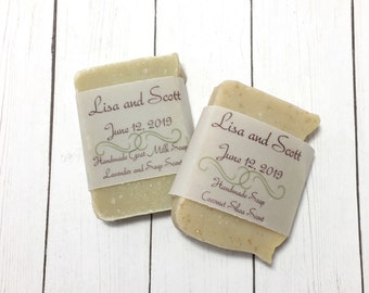 Wedding Favor Soap, Shower Favor Soap, Sample Size Soap, Customizable Soap Favors, Bed and Breakfast Soap, Airbnb Soap, Mini Soap Favors