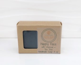 Facial Soap with Activated Charcoal and Tea Tree