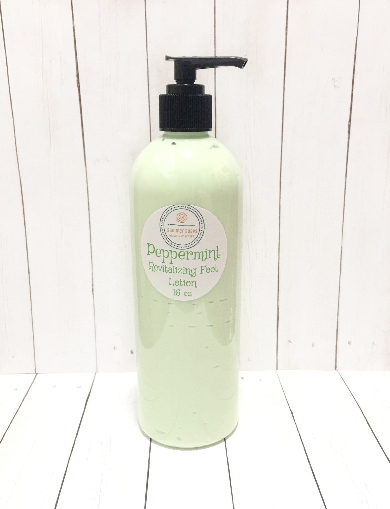 Peppermint Foot Lotion, 4 Oz, 8 Oz, 16 Oz Soothing Peppermint Foot