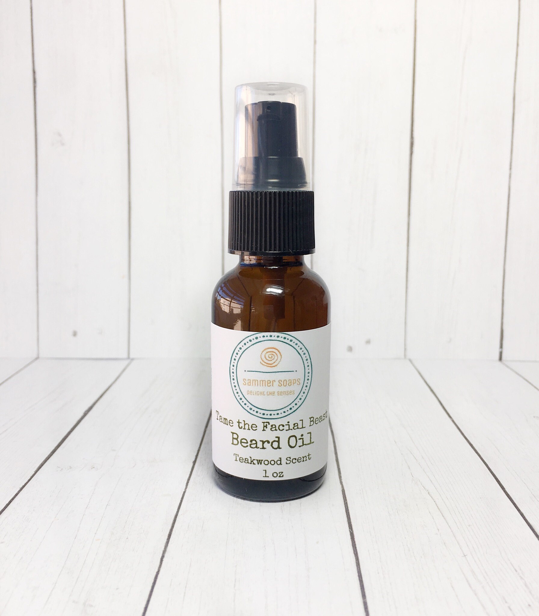 Teakwood Scent Beard Oil Facial Hair Oil Mens Grooming Etsy