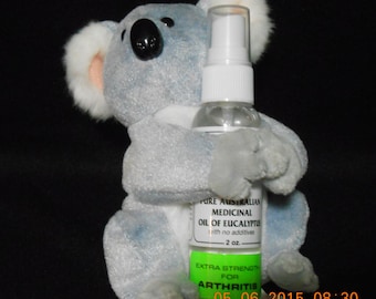 AUSTRALIAN OIL of EUCALYPTUS 100% Pure 2oz  Double Distilled Extra Strength,  Stop Pain Now and Breathe Again!!    Free Shipping !