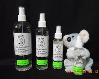 AUSTRALIAN OIL of EUCALYPTUS 100% Pure 16oz Double Distilled Extra Strength Stop Pain Now and Breathe Again!! Free Shipping!