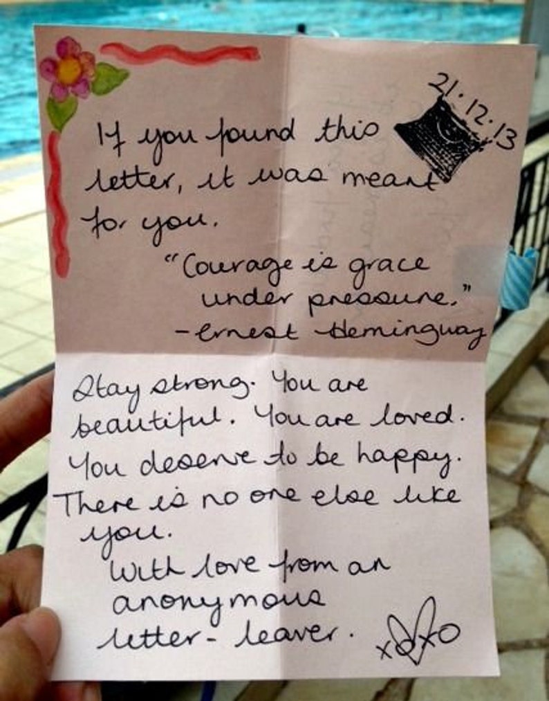 Anonymous Letters/notes Sent to Anyone Pick Your Words, Theme and