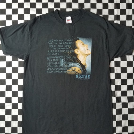 1990s Alanis Morissette T-shirt Size XL