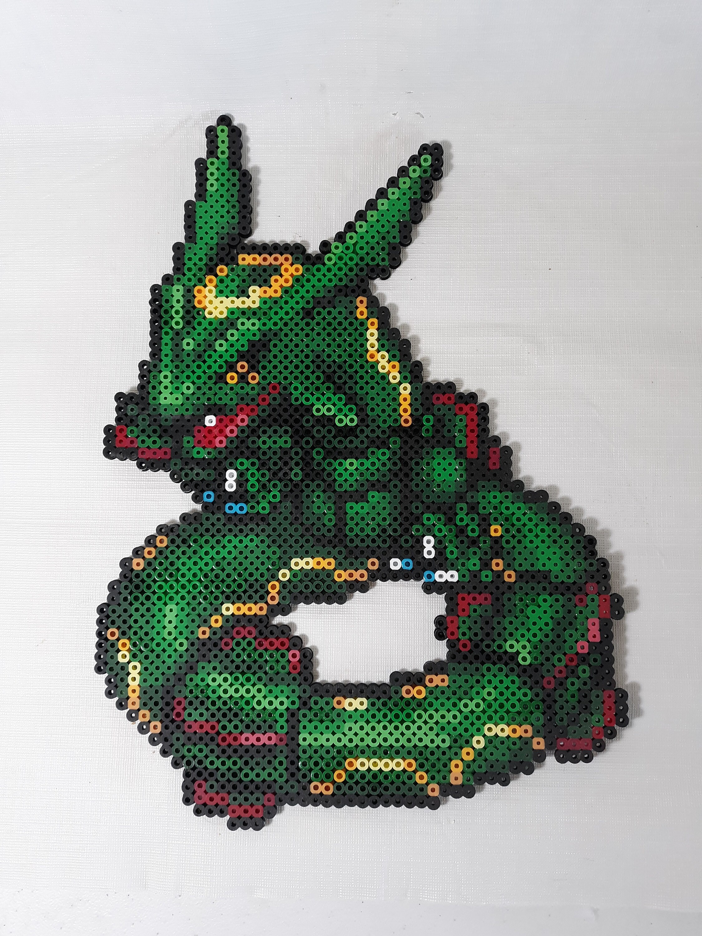 Pokemon Ruby Sapphire Rayquaza 12 Perler Fuse Bead Etsy Ireland