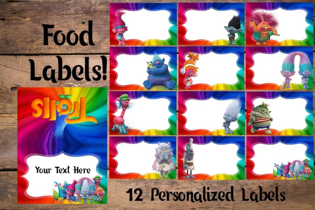 personalized-trolls-food-labels-trolls-food-tents-trolls-birthday-trolls-birthday-party-trolls-birthday-decorations-trolls-food-cards-etsy