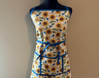 Sunflowers and Butterflies Apron