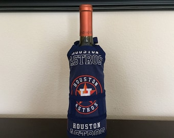 Houston Astros Wine Bottle Cover