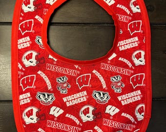 Wisconsin Badgers Baby Bib