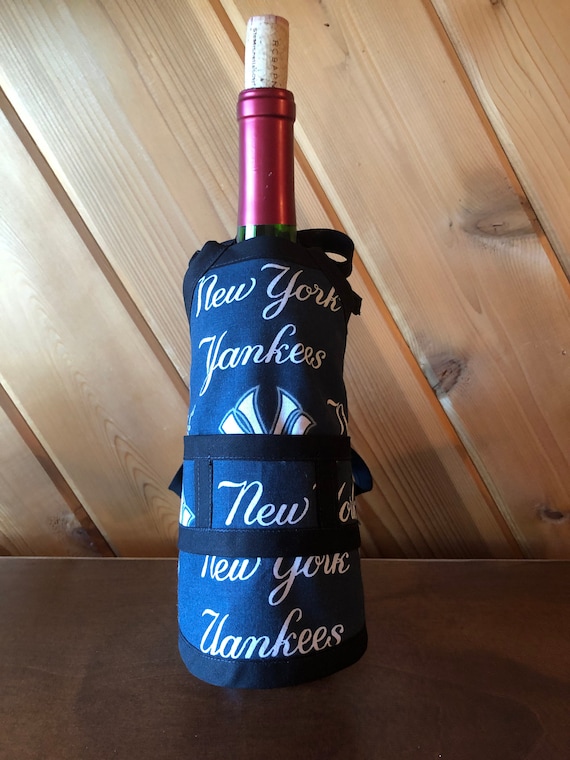 New York Yankees Wine Bottle Cover Etsy