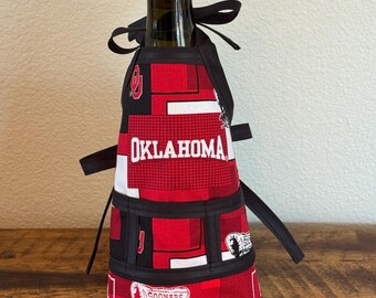 Oklahoma Sooners Wine Bottle Cover
