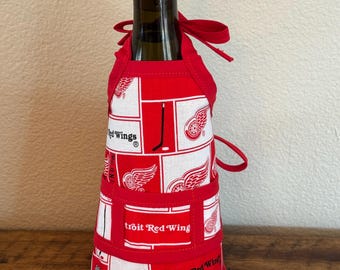 Detroit Red Wings Wine Bottle Cover