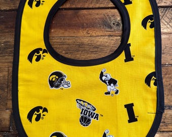 Iowa Hawkeyes Baby Bib