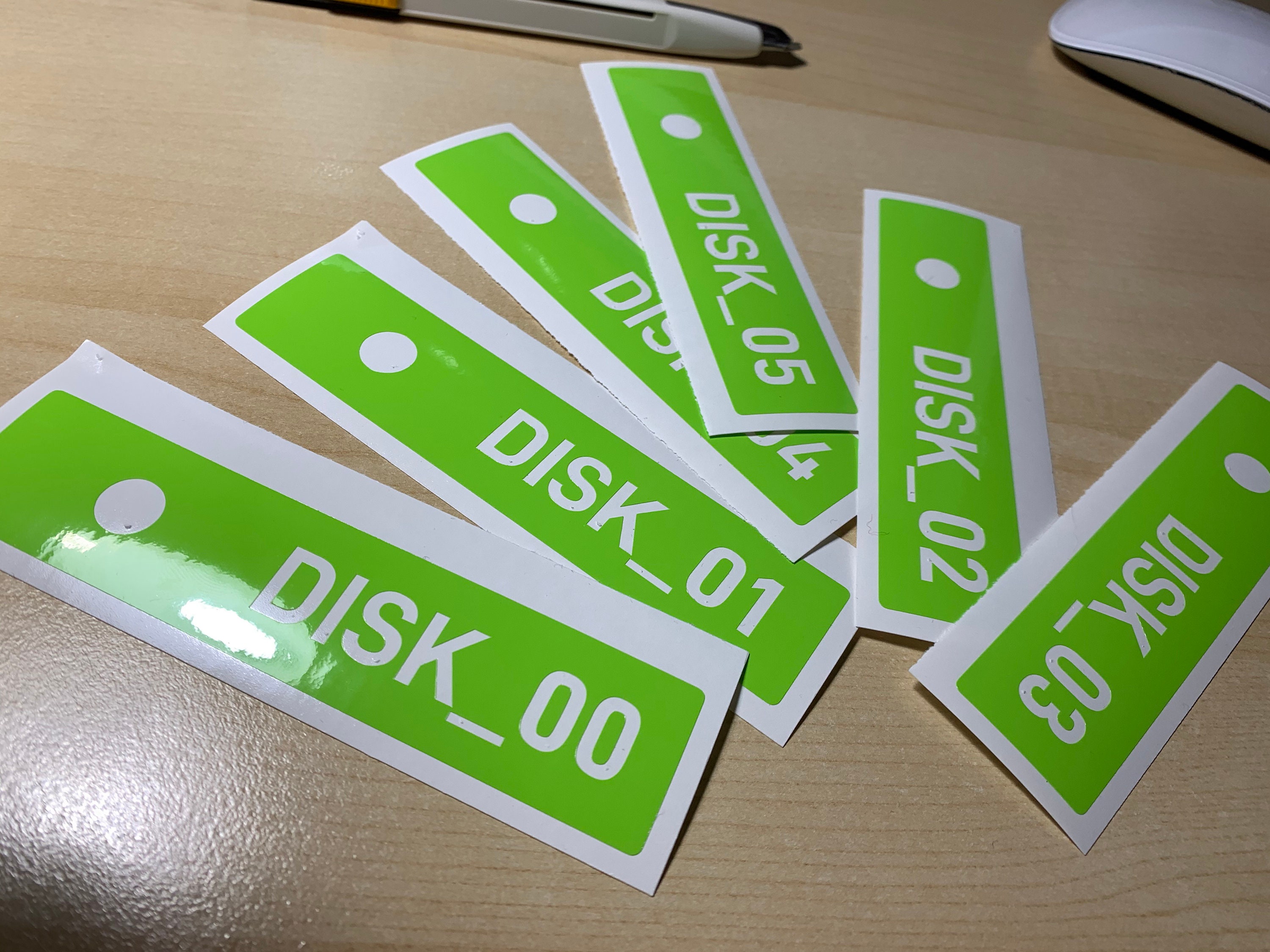 Synology NAS D8/D9 Disk Tray Decals Etsy