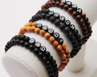 Custom Men's Name Bracelet