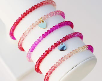 Valentine Bead Bracelet
