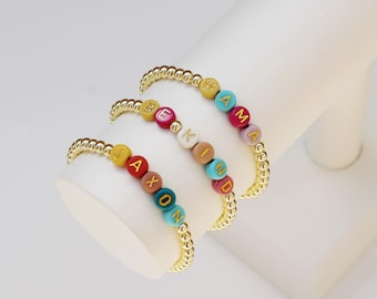 Colorful Custom Word Bracelets