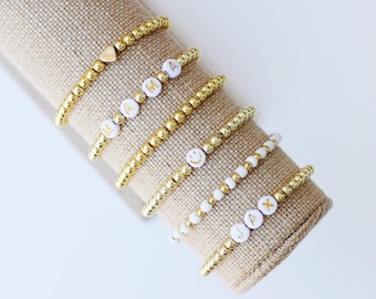 Gold Letter Custom Word Bracelet