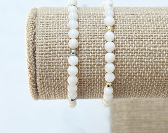 Shell Stacking Bracelets