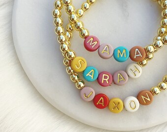 Colorful Custom Word Bracelets