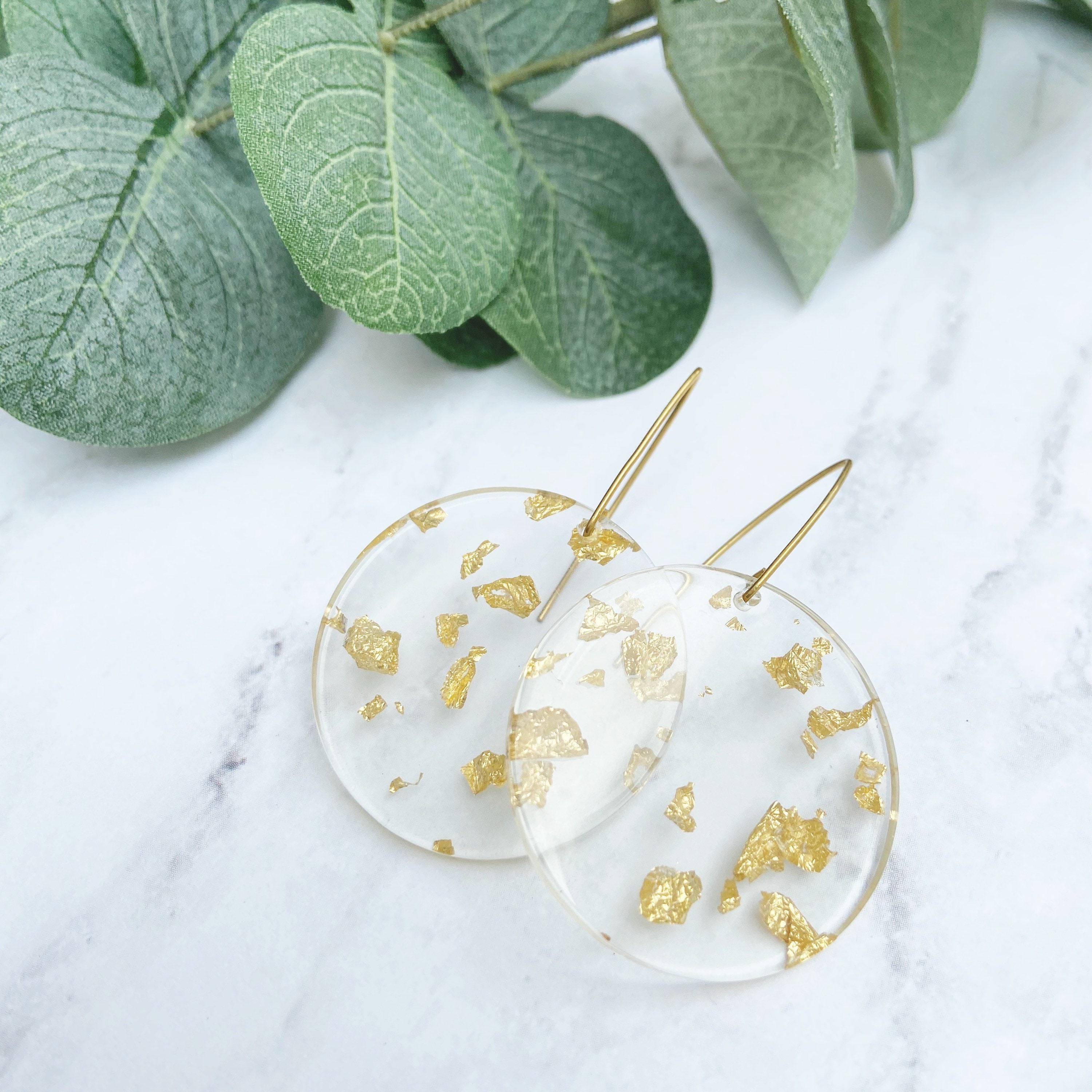 Gold Foil Earrings