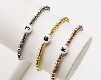 Mickey Initial Bracelet