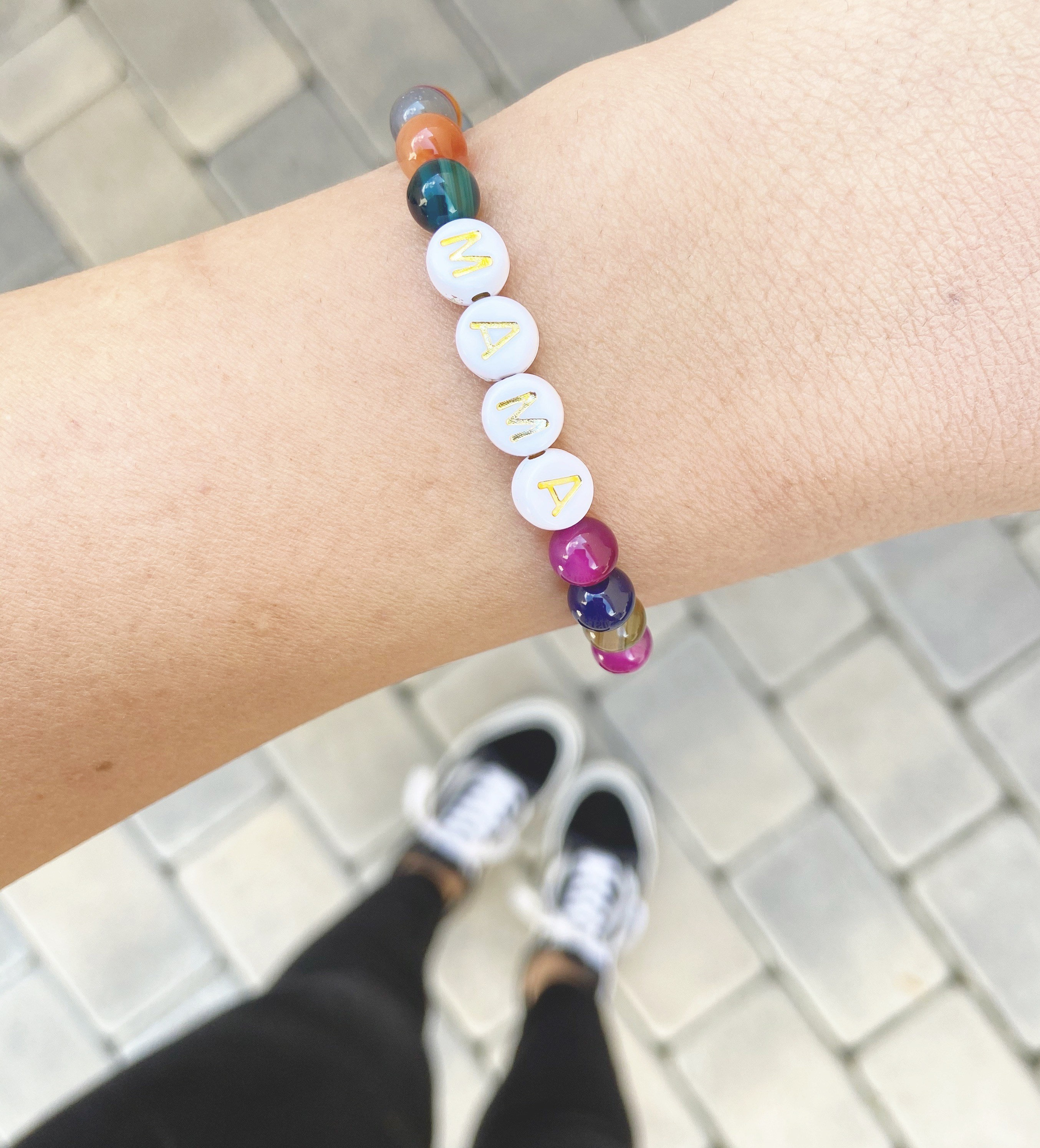 Colorful Word Bracelets