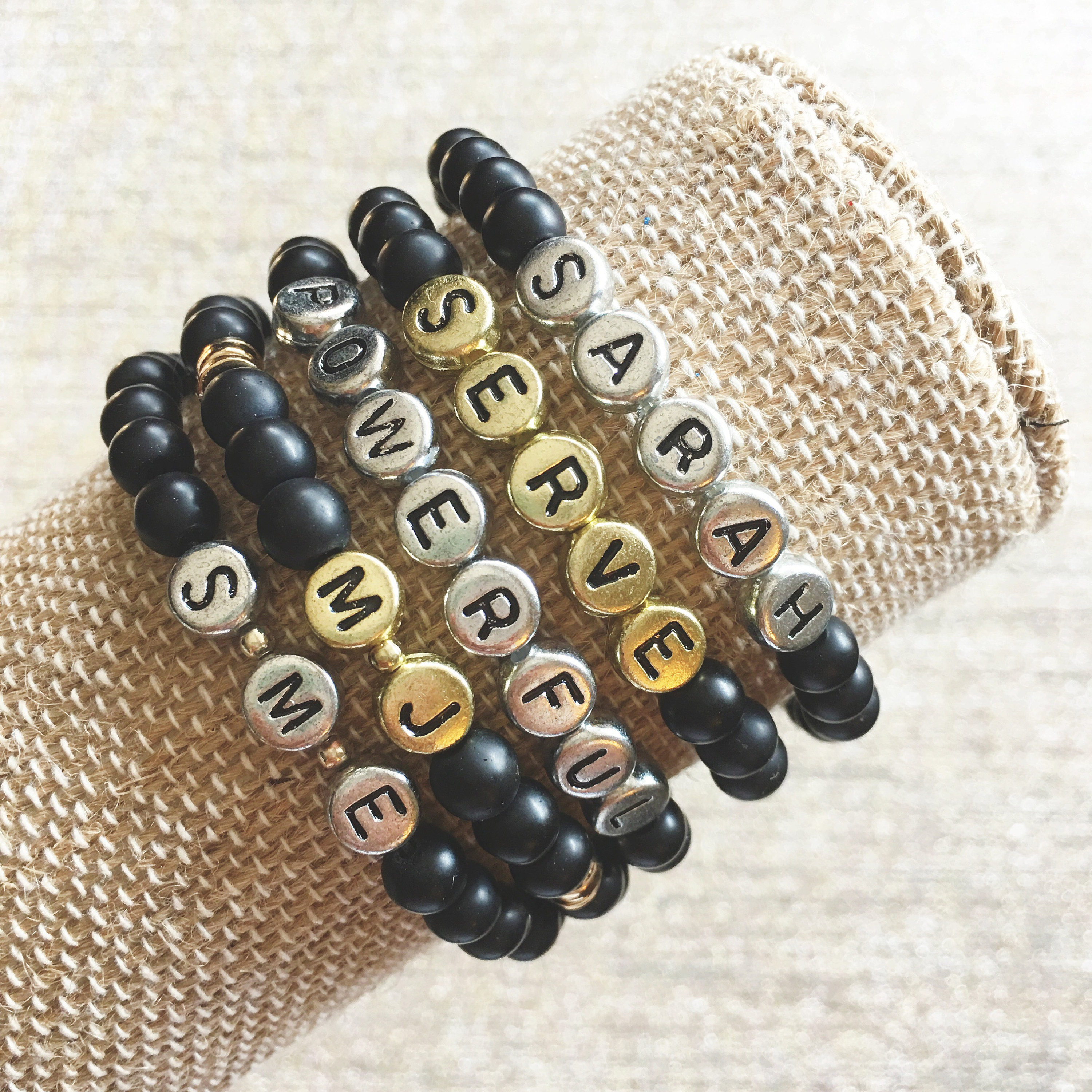 own word build bracelet