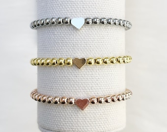 Heart Beaded Bracelets
