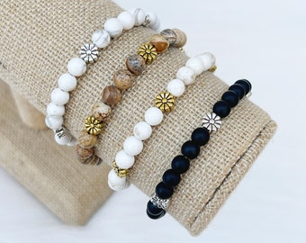 Daisy Stacking Bracelets