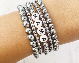 Silver Stacking Bracelets