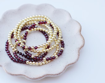 January Birthstone Bracelet